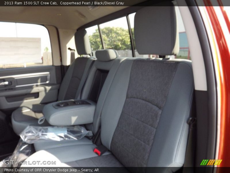 Copperhead Pearl / Black/Diesel Gray 2013 Ram 1500 SLT Crew Cab