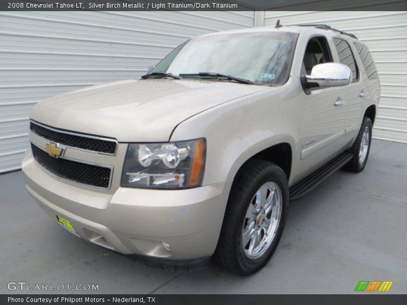 Silver Birch Metallic / Light Titanium/Dark Titanium 2008 Chevrolet Tahoe LT