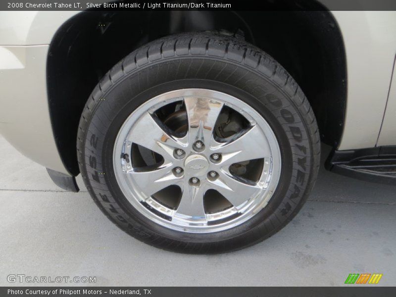 Silver Birch Metallic / Light Titanium/Dark Titanium 2008 Chevrolet Tahoe LT