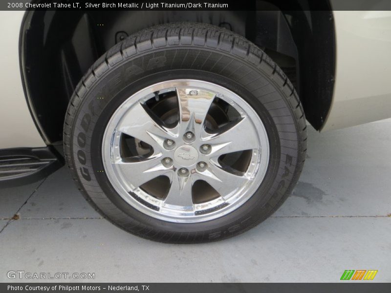 Silver Birch Metallic / Light Titanium/Dark Titanium 2008 Chevrolet Tahoe LT
