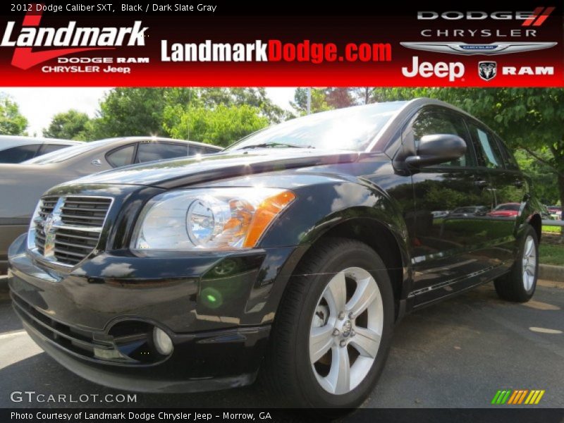 Black / Dark Slate Gray 2012 Dodge Caliber SXT