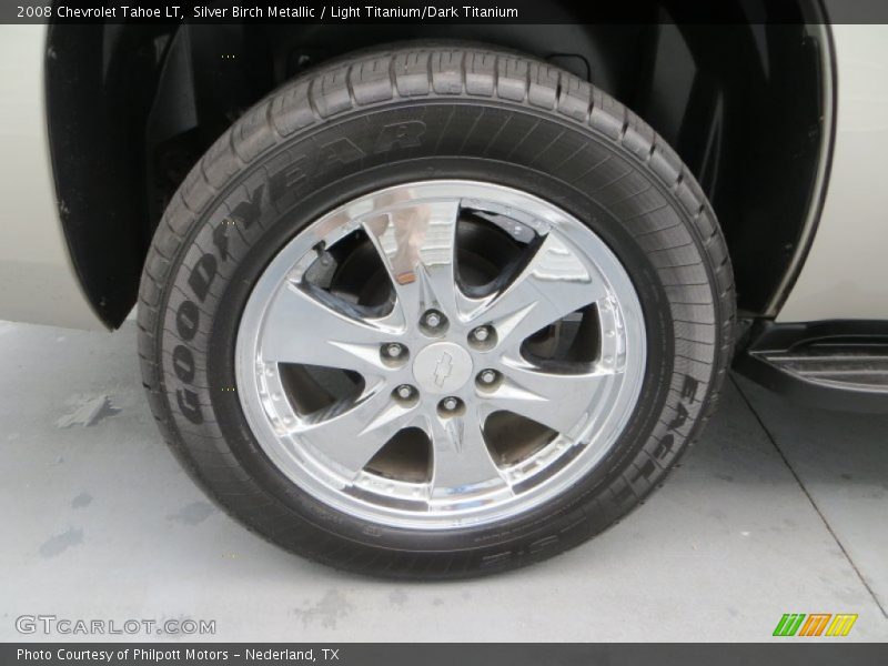 Silver Birch Metallic / Light Titanium/Dark Titanium 2008 Chevrolet Tahoe LT