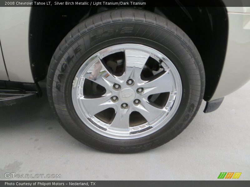Silver Birch Metallic / Light Titanium/Dark Titanium 2008 Chevrolet Tahoe LT
