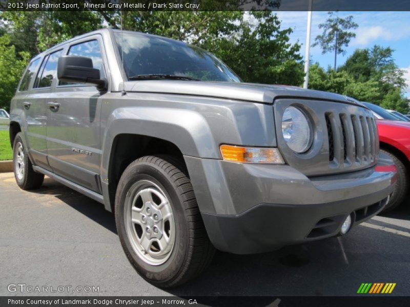 Mineral Gray Metallic / Dark Slate Gray 2012 Jeep Patriot Sport