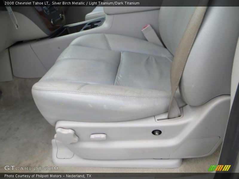 Silver Birch Metallic / Light Titanium/Dark Titanium 2008 Chevrolet Tahoe LT
