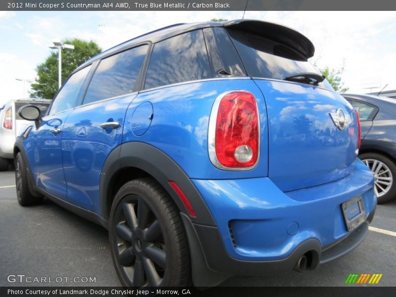 True Blue Metallic / Carbon Black 2012 Mini Cooper S Countryman All4 AWD