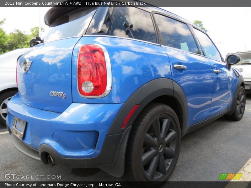 True Blue Metallic / Carbon Black 2012 Mini Cooper S Countryman All4 AWD