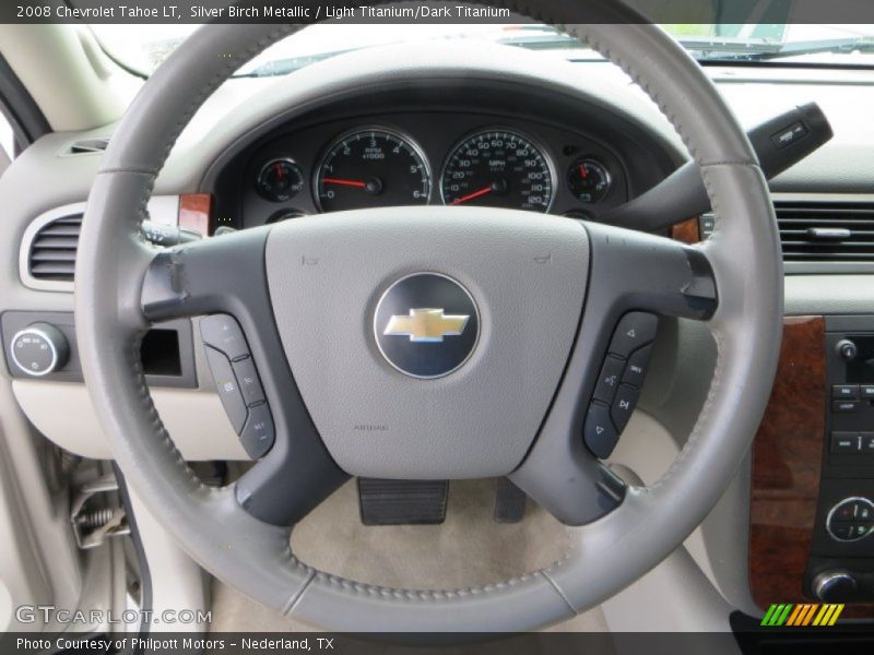 Silver Birch Metallic / Light Titanium/Dark Titanium 2008 Chevrolet Tahoe LT