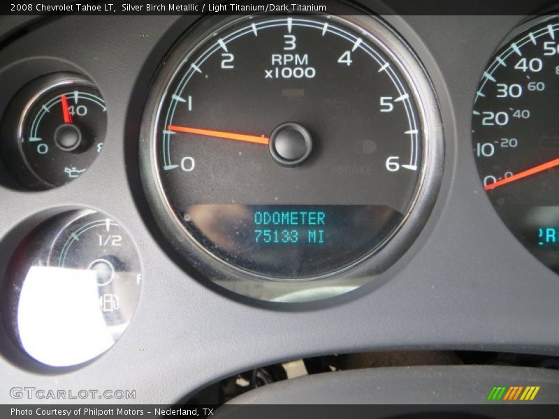 Silver Birch Metallic / Light Titanium/Dark Titanium 2008 Chevrolet Tahoe LT