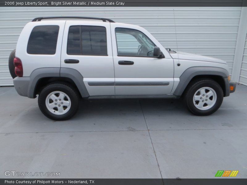 Bright Silver Metallic / Medium Slate Gray 2006 Jeep Liberty Sport