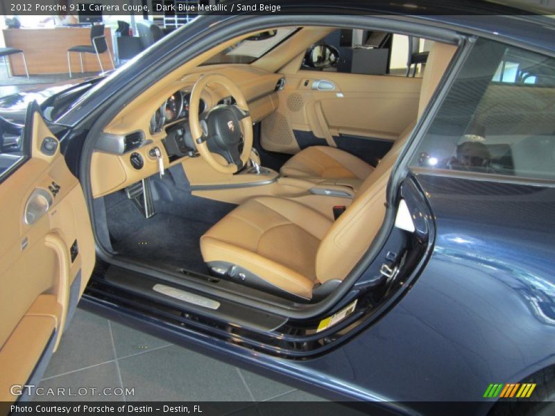  2012 911 Carrera Coupe Sand Beige Interior