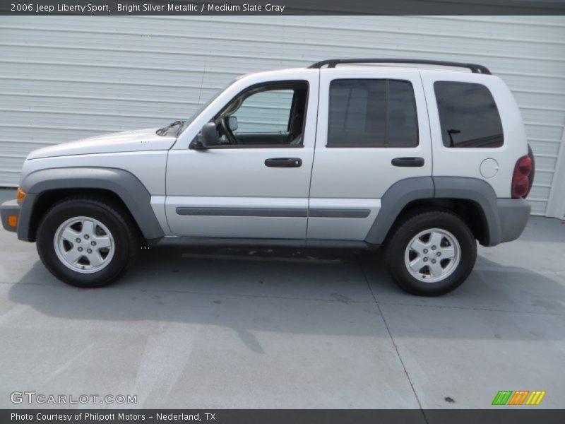 Bright Silver Metallic / Medium Slate Gray 2006 Jeep Liberty Sport