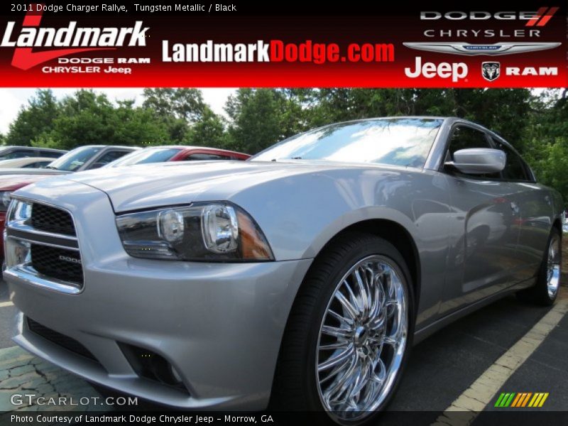 Tungsten Metallic / Black 2011 Dodge Charger Rallye