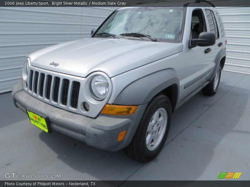 Bright Silver Metallic / Medium Slate Gray 2006 Jeep Liberty Sport