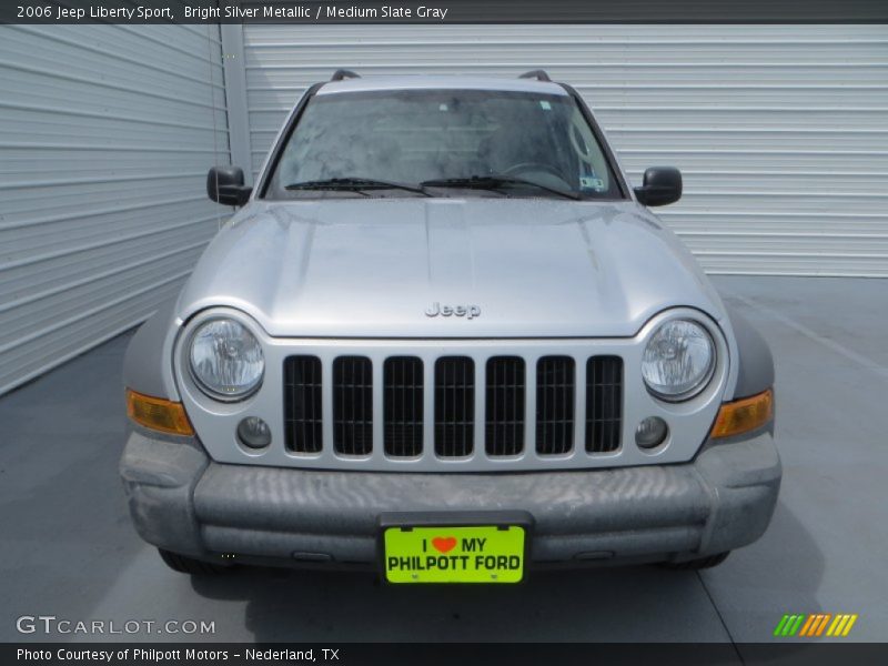 Bright Silver Metallic / Medium Slate Gray 2006 Jeep Liberty Sport