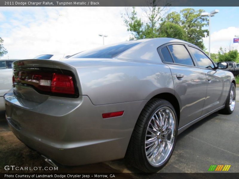 Tungsten Metallic / Black 2011 Dodge Charger Rallye