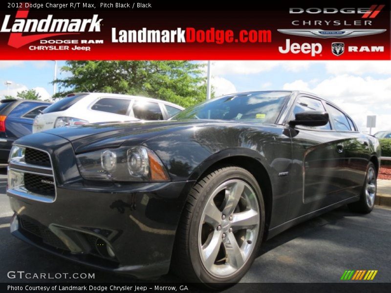 Pitch Black / Black 2012 Dodge Charger R/T Max