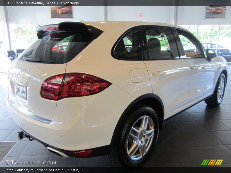 White / Luxor Beige 2013 Porsche Cayenne