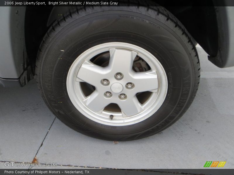 Bright Silver Metallic / Medium Slate Gray 2006 Jeep Liberty Sport