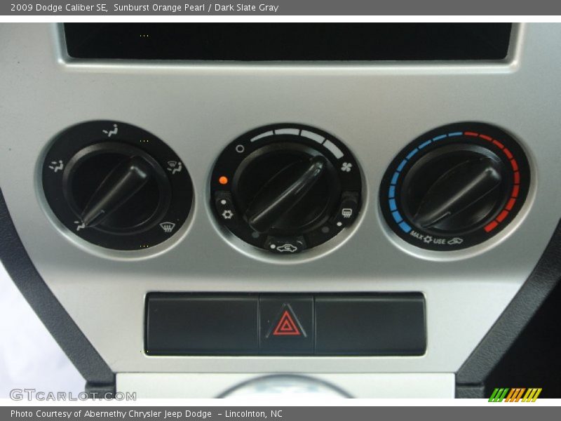 Sunburst Orange Pearl / Dark Slate Gray 2009 Dodge Caliber SE