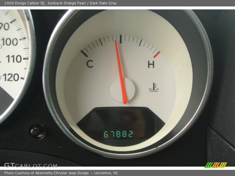 Sunburst Orange Pearl / Dark Slate Gray 2009 Dodge Caliber SE
