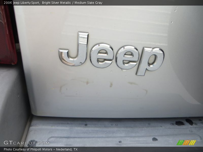 Bright Silver Metallic / Medium Slate Gray 2006 Jeep Liberty Sport