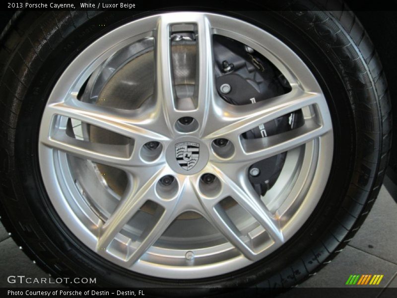 White / Luxor Beige 2013 Porsche Cayenne