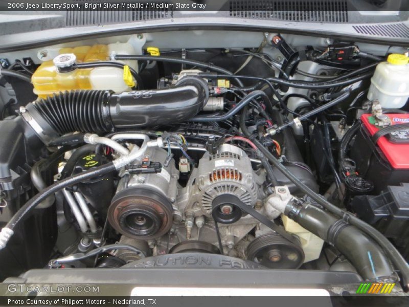 Bright Silver Metallic / Medium Slate Gray 2006 Jeep Liberty Sport