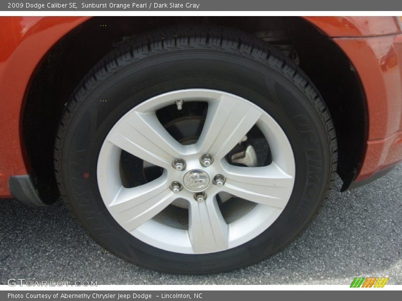 Sunburst Orange Pearl / Dark Slate Gray 2009 Dodge Caliber SE
