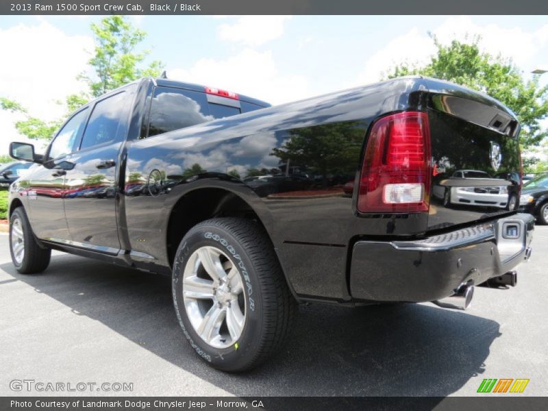 Black / Black 2013 Ram 1500 Sport Crew Cab