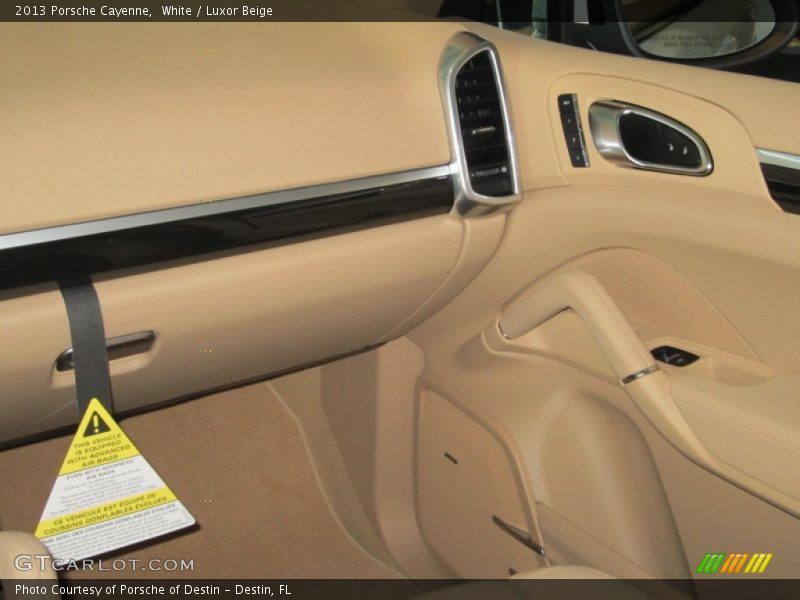 White / Luxor Beige 2013 Porsche Cayenne