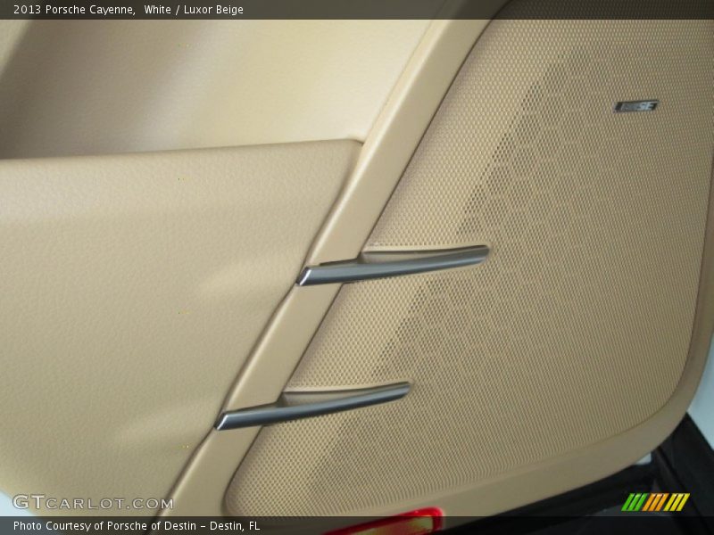 White / Luxor Beige 2013 Porsche Cayenne