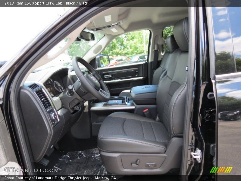 Black / Black 2013 Ram 1500 Sport Crew Cab