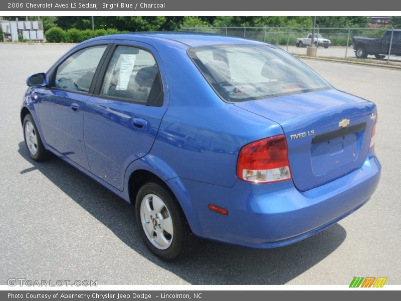 Bright Blue / Charcoal 2006 Chevrolet Aveo LS Sedan