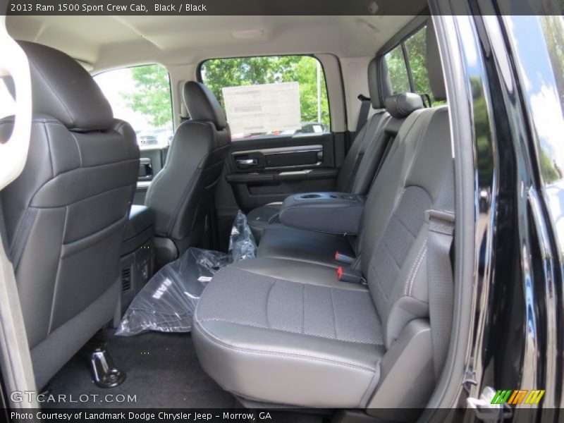Black / Black 2013 Ram 1500 Sport Crew Cab