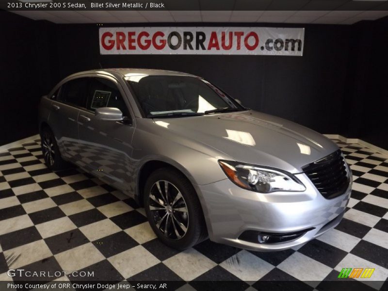 Billet Silver Metallic / Black 2013 Chrysler 200 S Sedan