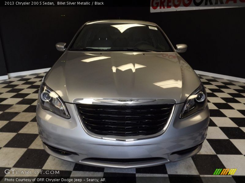 Billet Silver Metallic / Black 2013 Chrysler 200 S Sedan