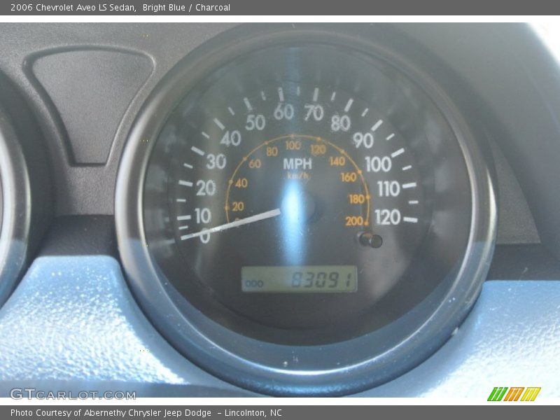 Bright Blue / Charcoal 2006 Chevrolet Aveo LS Sedan