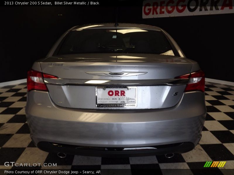 Billet Silver Metallic / Black 2013 Chrysler 200 S Sedan