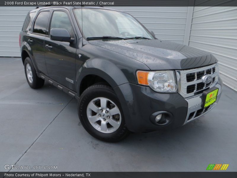 Black Pearl Slate Metallic / Charcoal 2008 Ford Escape Limited