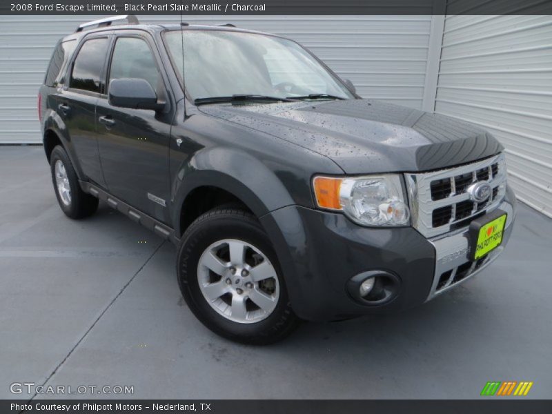 Black Pearl Slate Metallic / Charcoal 2008 Ford Escape Limited