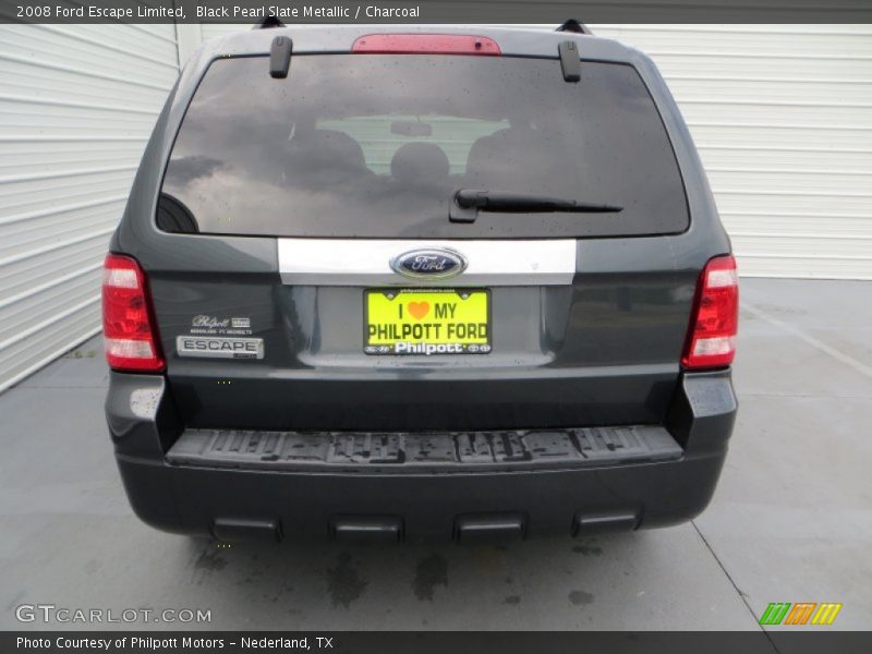 Black Pearl Slate Metallic / Charcoal 2008 Ford Escape Limited