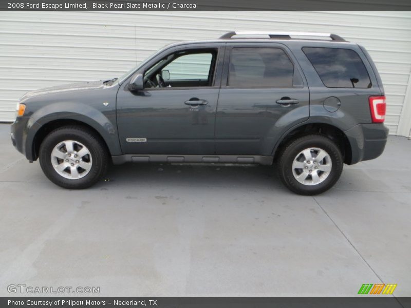 Black Pearl Slate Metallic / Charcoal 2008 Ford Escape Limited