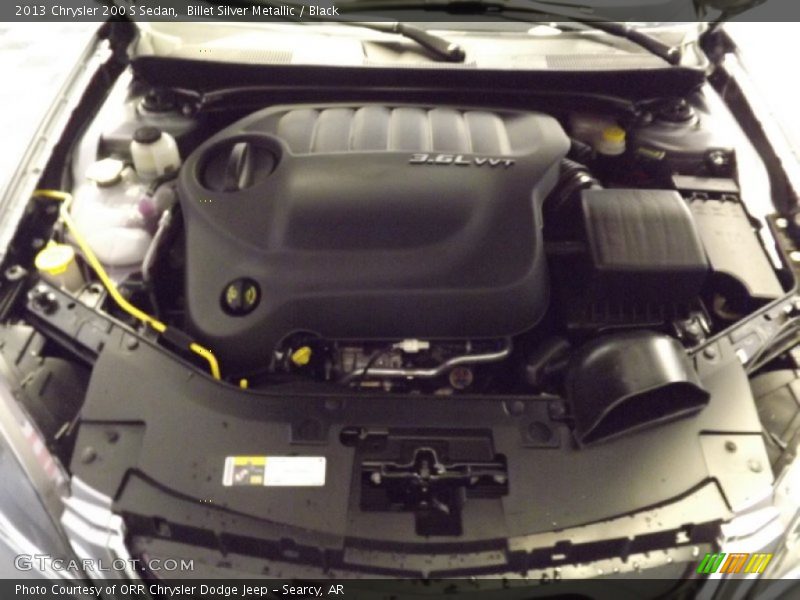 Billet Silver Metallic / Black 2013 Chrysler 200 S Sedan