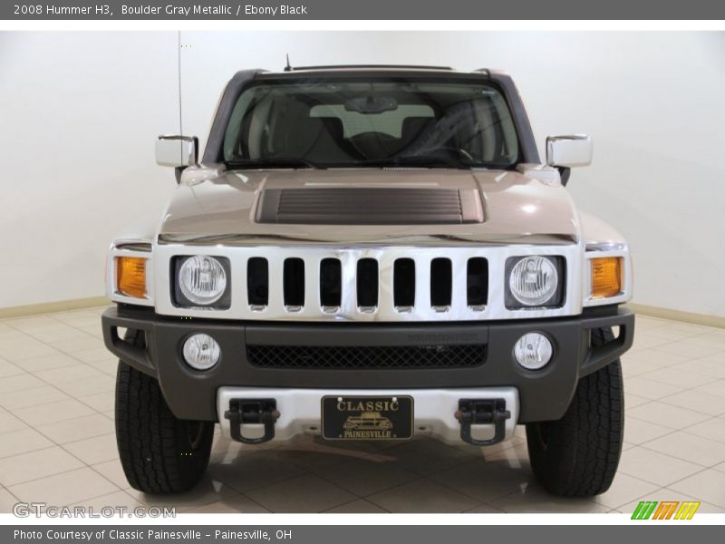 Boulder Gray Metallic / Ebony Black 2008 Hummer H3