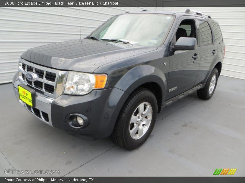 Black Pearl Slate Metallic / Charcoal 2008 Ford Escape Limited