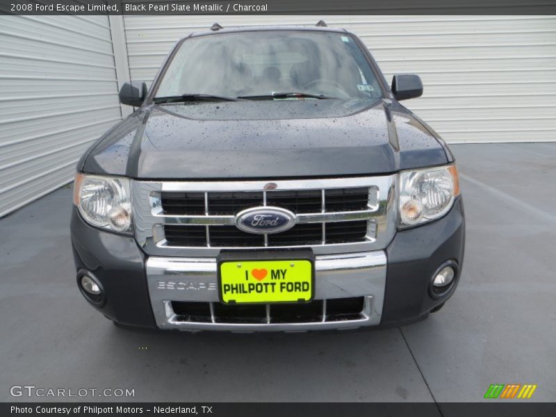 Black Pearl Slate Metallic / Charcoal 2008 Ford Escape Limited