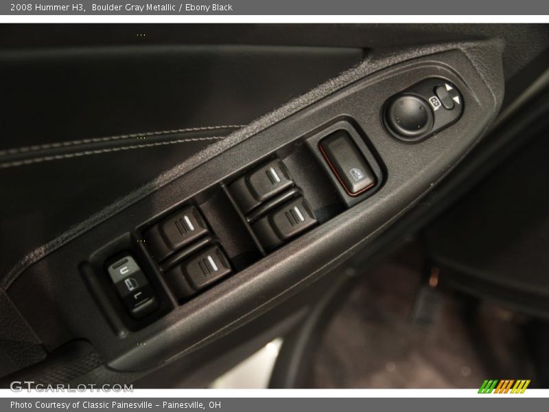 Boulder Gray Metallic / Ebony Black 2008 Hummer H3