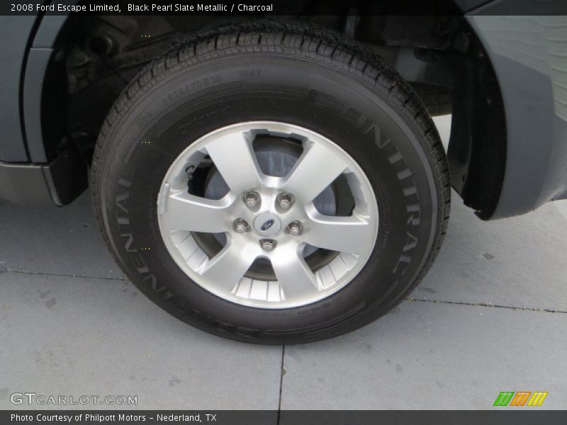 Black Pearl Slate Metallic / Charcoal 2008 Ford Escape Limited