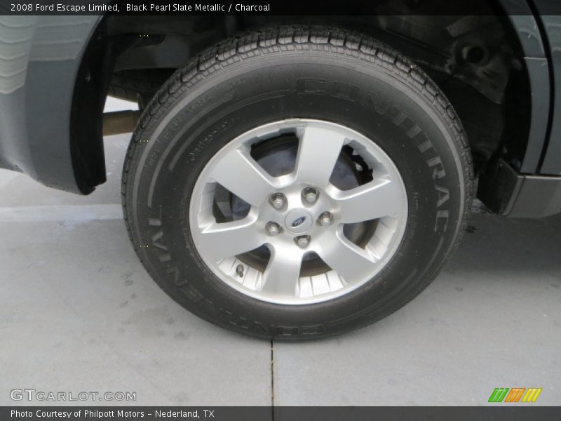 Black Pearl Slate Metallic / Charcoal 2008 Ford Escape Limited